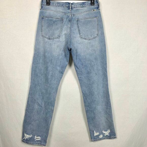 KanCan High Rise Distressed Mom Jeans 13/30 Button Fly - Picture 7 of 12